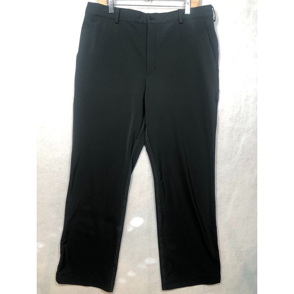 Nike Golf Pants Fit Dry Dri-Fit 341623 Black Flat Front Tagged Men's Size 36x30